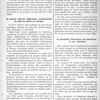 2925 - Page 2756 - Partie scientifique. L'Actualité Scientifique. La Presse. Gardénalisme subaigu [(Liège médical, 4 avril 1926)] / La douleur objective épigastrique, symptomatique du siège des ulcères de l’estomac [(Strasbourg médical, 5 avril 1926)] / La sérothérapie du tétanos confirmé [(Jour, des sciences médicales de Lille, 21 mars 1926)] / La péricardite tuberculeuse avec épanchement et son traitement [(Journ. des praticiens, 27 mars 1926)]