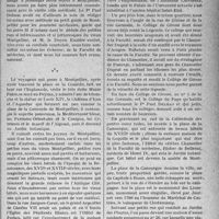 0042 - Page 37 - Partie professionnelle. Travaux Originaux. Variétés. Une promenade dans Montpellier. Les vieux hôtels — La maison de J. J. Rousseau —Le jardin botanique — L'hôtel Saint-Côme