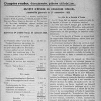 0044 - Page 39 - Partie professionnelle. Travaux Originaux. Variétés. Une promenade dans Montpellier. Les vieux hôtels — La maison de J. J. Rousseau —Le jardin botanique — L'hôtel Saint-Côme / Comptes rendus, documents, pièces officielles.... Société d'études du concours médical. Assemblée générale du 21 novembre 1926