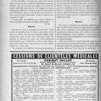 0205 - Page 184-LXIV - Correspondance. Questions médico-militaires. Radiation des cadres / Divers. Enregistrement du diplôme