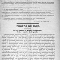 0220 - Page 195 - Lettre ouverte à Monsieur le Docteur Louis Gassot, à Chevilly (Loiret) / Propos du jour. De la probité en matière scientifique Pré.... histoire de brigands [J. Noir]