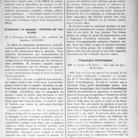 0236 - Page 211 - Partie scientifique. L’Actualité Scientifique. Les Sociétés Savantes. Paris. Apoplexie et traumatisme, (Académie de médecine ; 7-12-1926, ) / Les aturnisme à la campagne : saturnisme, par l’eau de puits, (Soc. médicale des hôpitaux, 3-12-l926) / L’hémotripsie hémorrhagipare, (Soc. méd. des hôp. ; 26-11-1926)