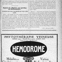 0280 - Page IX-247 - A travers l'officiel. Service militaire de santé / Enseignement de la médecine / Réponses des Ministres aux questions des Parlementaires. Honoraires pour soins à un individu qui vient d’être arrêté / Prise de clichés radiographiques sur des malades par des non diplômés