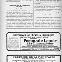 0335 - Page 294-LIV - Correspondance. Fiscalité. Amende pour certificats faits sur papier libre / Patente en cas de changement de poste