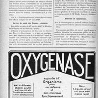 0347 - Page 302-VIII - A travers l'officiel. Lutte antivénérienne / Service de santé des Troupes coloniales / Accidents du travail / Médecins de sanatoriums