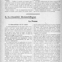 0373 - Page 328 - Partie scientifique. Travaux Originaux. Clinique médicale des enfants, (Hôpital des Enfants-Malades), M. le professeur Nobécourt. De la contention abdominale, par le docteur Charnaux / L’Actualité Scientifique. La Presse. La thalassothérapie chez les enfants