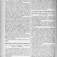 0375 - Page 330 - Partie scientifique. L’Actualité Scientifique. Les Sociétés Savantes. Paris. Les vaccinations en France et aux colonies en 1925, (Académie de médecine ; 28-12-1926) / Purpura grave à répétition. Guérison par splénectomie, (Académie de médecine ; 28-12-1926) / Action du permanganate de K sur les tissus cruentés, (Académie de médecine ; 28-12-1926) / Le borate de soude en thérapeutique interne, (Soc. méd. des hôp. ; 19-11-1926)