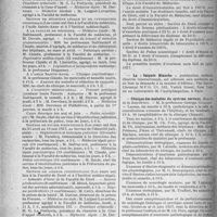 0399 - Page 352 - Partie professionnelle. Reportage professionnel. Nouvelles et Informations. Hôpitaux de Paris / Institut de Criminologie / La « Saignée Blanche » / Clinique des maladies du système nerveux