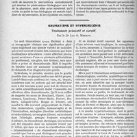 0437 - Page 384 - Partie scientifique. Travaux Originaux. Clinique médicale. Action du soleil sur le potassium de l’organisme vivant, par MM. J. Risler et Foveau de Courmelles / Rhumatisme et hyperuricémie. Traitement préventif et curatif, par le Dr. Luc Merson