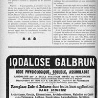 0493 - Page 434-X - A travers l'officiel. Réponses des Ministres aux questions des Parlementaires. Examen médical des candidats aux emplois réservés / Les médecins et les accidents d’auto