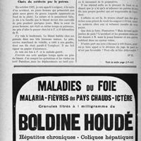0495 - Page 436-XII - Correspondance. Mutualité Familiale. Le Dr. oit à l’indemnité maladie ne cesse qu’à 65 ans / Accidents du Travail. Soins à un blesse aisé. Choix du médecin par le patron