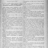 0516 - Page 457 - Partie scientifique. L'Actualité Scientifique. Les Sociétés savantes. Lyon. Société d’Ophtalmologie. Dacryocystite congénitale / Les Livres. Traité théorique et pratique des assurances terrestres et de la réassurance, par M. Sumien, Librairie Dalloz, Paris