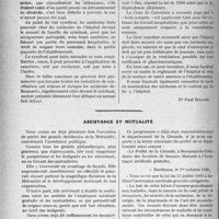 0523 - Page 462 - Partie professionnelle. Travaux Originaux. Transformation d’un hôpital en maison de santé au seul profit des médecins de l’établissement / Assistance et mutualité [Dr. Paul Boudin, Dr. M. Vimont]