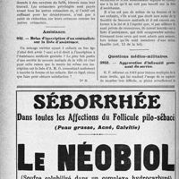 0551 - Page 490-LXII - Correspondance. Honoraires de Dr. oit commun. Dr. oits du médecin en cas de faillite / Assistance. Refus d'inscription d’un mutualiste sur la liste d’assistance / Questions médico-militaires. Aggravation d’infirmité provenant du service