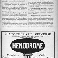 0614 - Page VII-545 - Dernières nouvelles. Faculté de Paris / Strasbourg / Bordeaux / Bordeaux. La question des études de dentisterie / Société française d’ophtalmologie / Naissance / Bruxelles. Académie de médecine de Belgique / Hôpital-hospice de Saint-Denis / Hôpital-hospice de Saint-Germain-en-Laye