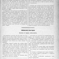 0628 - Page 559 - Partie scientifique. Travaux Originaux. Clinique chirurgicale. Exostose ostéogénique du fémur, par M. J. -P. Tourneux / Médecine pratique. Anémie et rayons ultra-violets