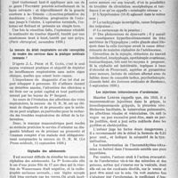 0630 - Page 561 - Partie scientifique. L’actualité Scientifique. La Presse. Traitement des ulcus de l’estomac et du duodénum pénétrant dans le pancréas [(Paris chirurgical, novembre 1926)] / La mesure du débit respiratoire est-elle susceptible, de rendra des services dans la pratique médicale courante ? [(La Presse médicale, 15 septembre 1926)] / Céphalée des adolescents [(Gazette hebd. des Sciences médicales de Bordeaux, 5 septembre 1926)] / Les injections intraveineuses d’uroformine [(Le Progrès médical, 7 août 1926)] / Maladie de Bang et maladie de Bruce [(Journal des Praticiens, 18 septembre 1926)] / Remarques sur le diagnostic des arthrites gonococciques [(La Pratique médicale française, juillet 1926-A)] / L’alimentation duodénale dans les vomissements incoercibles de la grossesse [(Le Progrès médical, 11 septembre 1926)] / Le syndrome d’Adams-Stokes [(Le Progrès médical, 7 août 1926)]