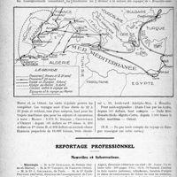 0659 - Page 590 - Partie professionnelle. Reportage professionnel. Nouvelles et Informations. Nécrologie [Docteurs, Guillard, Vincent, Grunberg, Emile Pruvost, J. Leval, AnDr. é Ponselle, Bardon, Sautel, Sauvage, Marcel Briand] / Annuaire médical et pharmaceutique de l’Algérie, Tunisie, Maroc / Voyages médicaux