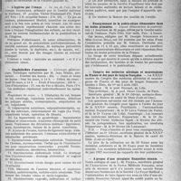0660 - Page 591 - Partie professionnelle. Reportage professionnel. Voyages médicaux. Cours théorique et pratique de radio-diagnostic médical / L’hygiène par l’image / Amphithéâtre d’anatomie / Association des mutilés de l’oreille / Enseignement de la puériculture élémentaire dans les écoles primaires / Congrès des médecins aliénistes et neurologistes de France et des pays de langue française / A propos d’une circulaire financière récente
