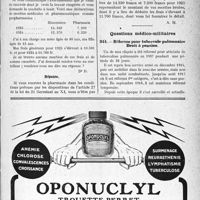 0670 - Page LIX-601 - Correspondance. Fiscalité. Taux de la contribution personnelle mobilière / Déclaration de bénéfices d’un propharmacien / Questions médico-militaires. Réforme pour tuberculo-pulmonaire Dr. oit à pension