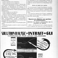 0684 - Page XI-609 - A travers l’officiel. Maladies professionnelles / Service de Santé de la marine / Réponses des Ministres aux questions des Parlementaires. Indications des dépenses professionnelles dans la déclaration des bénéfices