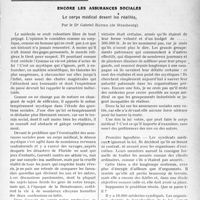 0708 - Page 633 - Partie professionnelle. Travaux Originaux. Encore les assurances sociales. Le corps médical devant les réalités, par le Dr. Gabriel Batier