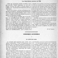 0719 - Page 642 - Partie professionnelle. Travaux Originaux. Variétés. La médecine dans les proverbes / Les Assurances sociales en 1756 [Dr. M. Vimont] / Chronique automobile. La vente des autos