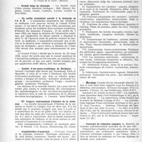 0733 - Page 656 - Partie professionnelle. Reportage professionnel. Nouvelles et Informations. Inspection d’hygiène du département de la Loire / Société belge de chirurgie / Un arrêté ministériel annulé à la demande de l’A. C. E / Société d’oto-neuro-oculistique de Bordeaux. — / VIe Congrès international d’histoire de la médecine / Amphithéâtre d’anatomie / Aesculape / Concours de rédacteur stagiaire
