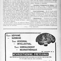 0752 - Page VII-669 - Dernières nouvelles. Nécrologie [Professeur Gilbert] / Les épidémies / Académie de médecine / Académie de médecine / Association d’enseignement des hôpitaux / Ecole d’anthropologie / Hôpital Beaujon