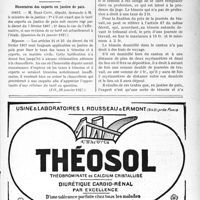 0756 - Page XI-671 - A travers l'officiel. Réponses des Ministres aux Questions des Parlementaires. Dispense de timbre et d’enregistrement pour les actes et pièces concernant l’assistance médicale gratuite / Honoraires des experts en justice de paix