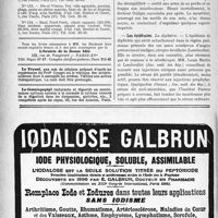 0863 - Page 730-VI - Demandes et offres / Dernières nouvelles. Victime du devoir médical / Les épidémies
