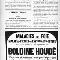 0865 - Page 732-VIII - Dernières nouvelles. Marseille / Alger. — Hôpitaux / Rouen. — Hôpitaux / Algérie. — Hôpitaux / Bordeaux. — Centre anti-cancéreux / A travers l'officiel. Assistance aux familles nombreuses