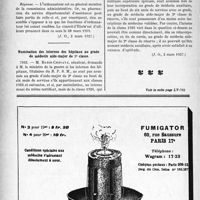 0869 - Page 736-XII - A travers l'officiel. Réponses des Ministres aux questions des Parlementaires. Un pharmacien peut être ordonnateur du Bureau de Bienfaisance / Nomination des internes des hôpitaux au grade de médecin aide-major de 2e classe