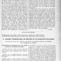 0912 - Page 777 - Partie professionnelle. Travaux Originaux. Variétés. Comment doit s’écrire l’Histoire vraie, l’Histoire humaine. Une étude de Cabanès sur le Mal héréditaire dans la monarchie espagnole chez les descendants de Charles-Quint et les Bourbons d’Espagne [J. Noir] / Comptes rendus, documents, pièces officielles. IVe Congrès international de médecine et de pharmacie militaires