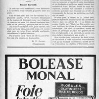 0939 - Page 796-X - A travers l'officiel. Réponses des Ministres aux Questions des Parlementaires. Nombre des étudiants en médecine / Faits cliniques. Zona et Varicelle / Droit médico-professionnel. Un étudiant en vue du diplôme d’Université peut-il remplacer un docteur en médecine ?