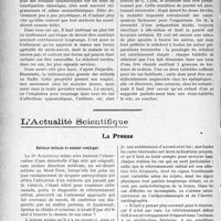 0957 - Page 814 - Partie scientifique. Travaux Originaux. Médecine moderne. Les bromures dans la thérapeutique courante, par le Dr. N. Quénée / L’actualité Scientifique. La Presse. Sténose mitrale et amour conjugal [(Journ. des Prat, 15 janvier 1927)]