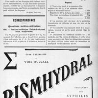 0990 - Page LV-845 - Droit médico-professionnel. Dans quelles conditions le diplôme de docteur en médecine d’Université peut-il être transformé en diplôme d’Etat ? / Correspondance. Questions médico-militaires. Pension militaire. Point de départ, taux, majoration