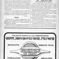 0991 - Page 846-LVI - Correspondance. Questions médico-militaires. Refus de pension militaire. Action devant le Tribunal des pensions / Droit de la veuve d’un pensionné de guerre