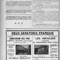 1009 - Page 856-VI - Demandes et offres / Dernières nouvelles. Hôpitaux de Paris / Faculté de médecine de Paris / Institut Pasteur / Fondation Bergonié / Institut médico-légal