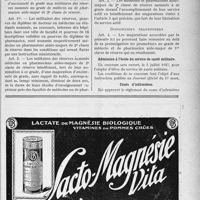 1012 - Page IX-859 - A travers l’officiel. Service de Santé militaire / Admission à l’école du service de santé militaire / Cours d’infirmières