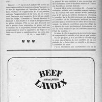 1014 - Page XI-861 - A travers l’officiel. Réponses des Ministres aux questions des Parlementaires. Augmentation des primes d’assurances contre les accidents du travail / Correspondance. Secret professionnel. Le secret dans les Sociétés de Secours mutuels