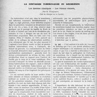 1019 - Page 866 - Partie scientifique. Travaux Originaux. La contagion tuberculeuse du nourrisson. Les données classiques — Les travaux récents, par R. Turquety