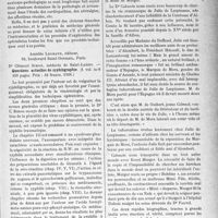 1044 - Page 889 - Partie scientifique. L’actualité Scientifique. Les Livres. Pathologie médicale, M. Journé, Librairie N. Maloine, Paris 1926 / Questions actuelles de syphiligraphie, Dr. Clément Simon, Amédée Legrand, éditeur, Paris 1926 / Poitrinaires et grandes amoureuses, Dr. Cabanes Edité par les Laboratoires Cortial, Paris, 1927