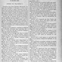 1052 - Page 897 - Partie professionnelle. Travaux Originaux. Jurisprudence médicale. Opération chirurgicale autre que celle qui à été prévue. Malade sous anesthésie. Décision prise par le chirurgien et le médecin traitant sans autorisation de la malade [Dr. Paul Boudin]