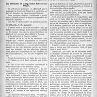 1105 - Page 946 - Partie professionnelle. Exercice illégal de la médecine. Projet de modifications à la loi du 30 novembre 1892. Les difficultés de la répression de l’exercice illégal
