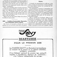 1122 - Page XXXIX-963 - Correspondance. Accidents. Accident d’automobile : qui est responsable des honoraires ? / Accident d’automobile. Poursuites correctionnelles contre l’auteur