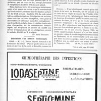 1143 - Page 980-XII - A travers l'officiel. Réponses des Ministres aux questions des Parlementaires. Le secret professionnel et les certificats de décès / Tribulations d’un médecin fonctionnaire