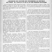 1185 - Page 1004 - Partie professionnelle. Travaux Originaux. L’extension des pouvoirs des commissions de contrôle aux termes de l’article 64 de la loi des pensions militaires [G. Duchesne]