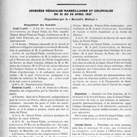 1223 - Page 1022 - Partie professionnelle. Comptes rendus, documents, pièces officielles. Projet de tarif chirurgical minimum / Journées médicales marseillaises et coloniales du 21 au 24 avril 1927. Organisées par le « Marseille Médical »