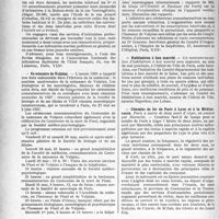 1229 - Page 1026 - Partie professionnelle. Reportage professionnel. Nouvelles et Informations. Coopération des écoles d’infirmières / Centenaire de Vulpian / Habitations à bon marché / Chemins de fer de Paris à Lyon et à la Méditerranée [Dr. Noury]